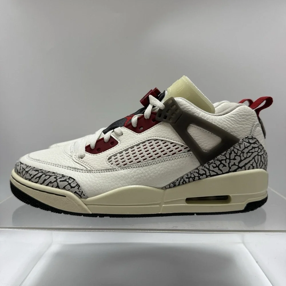 Brand New Air Jordan Spizike Low Sail Varsity Red FQ1759-116 Men's Size 9.5